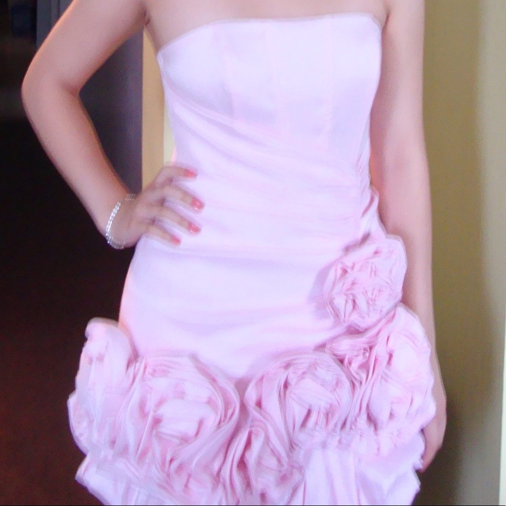 Jessica McClintock Light Pink Cocktail Dress - Picture 9 of 9